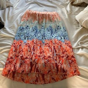 H&M colorful midi skirt